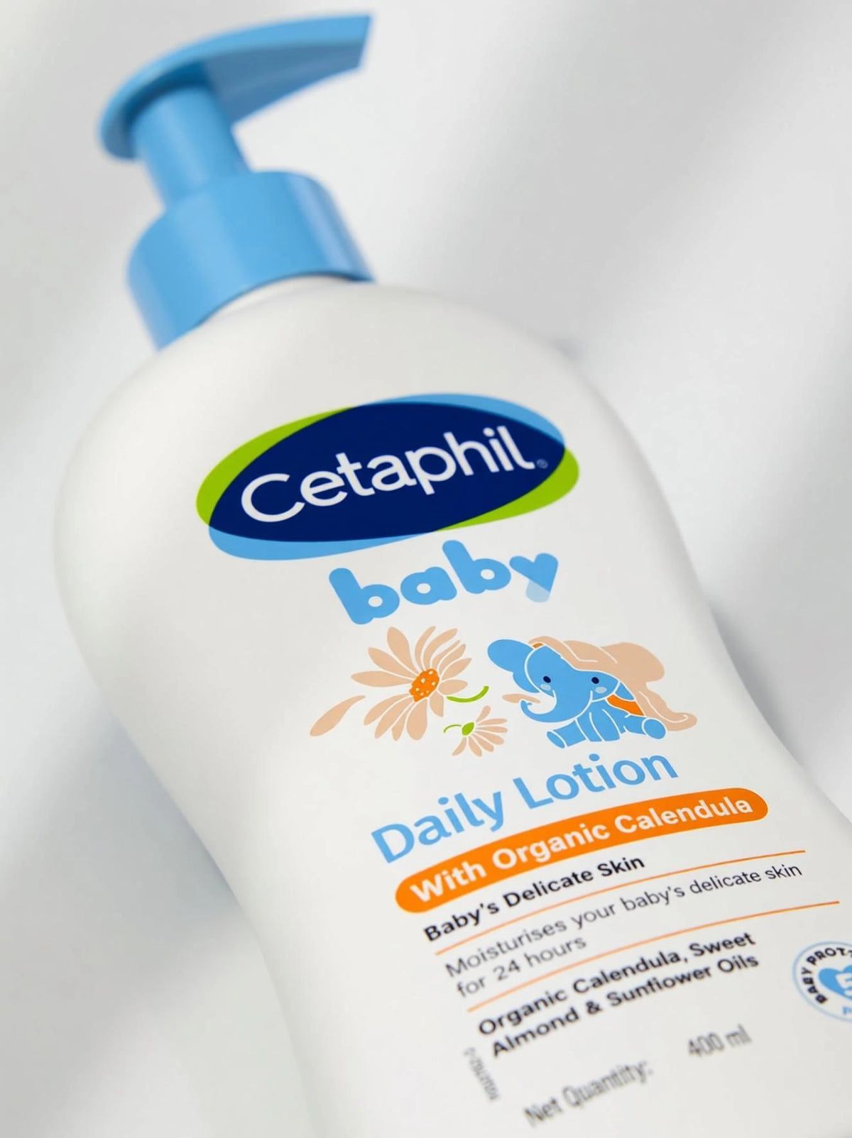 Cetaphil BABY DAILY LOTION WITH ORGANIC CALENDULA FACE AND BODY (400 ml)