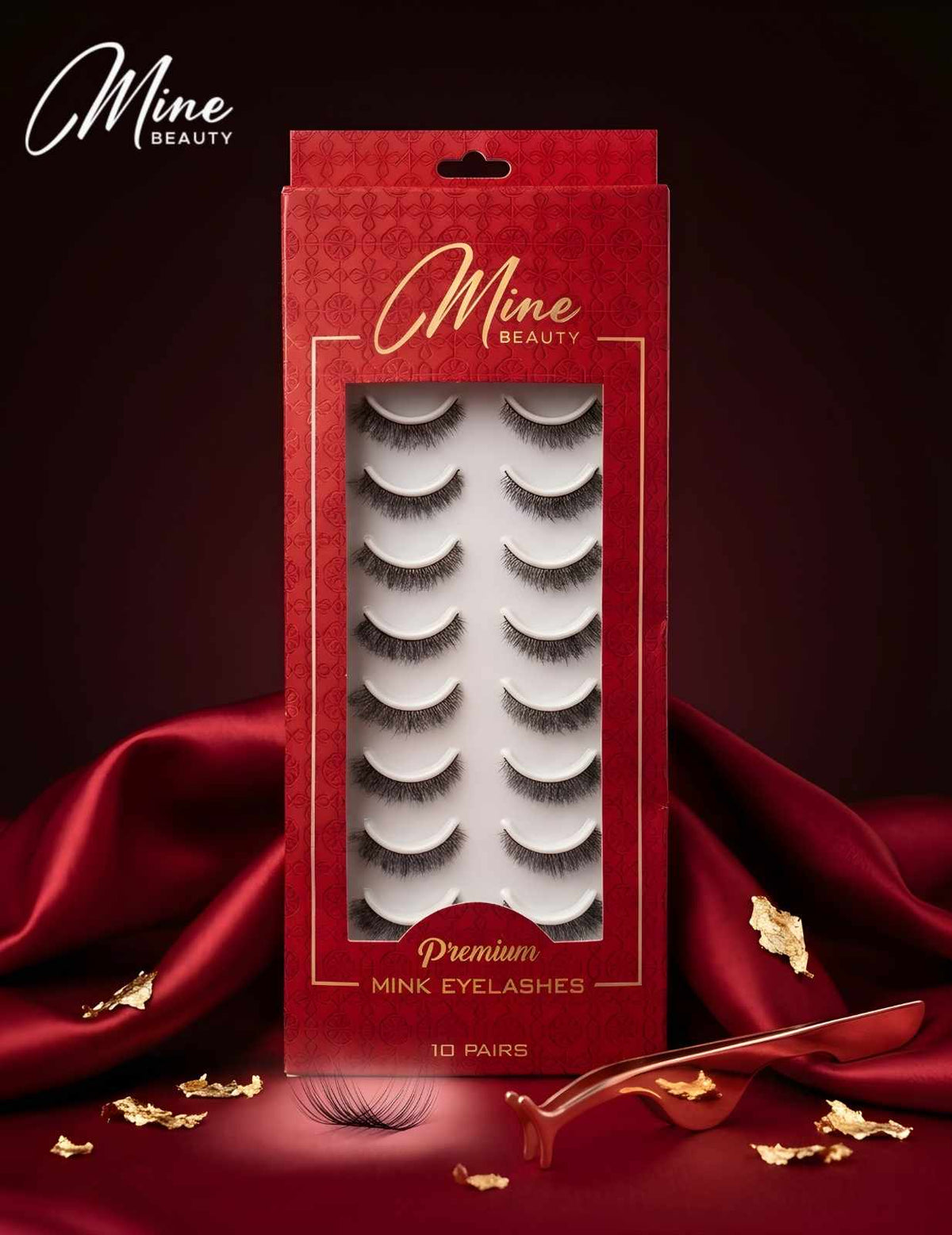 Mine Beauty Premium Mink Eyelashes 10 Pairs