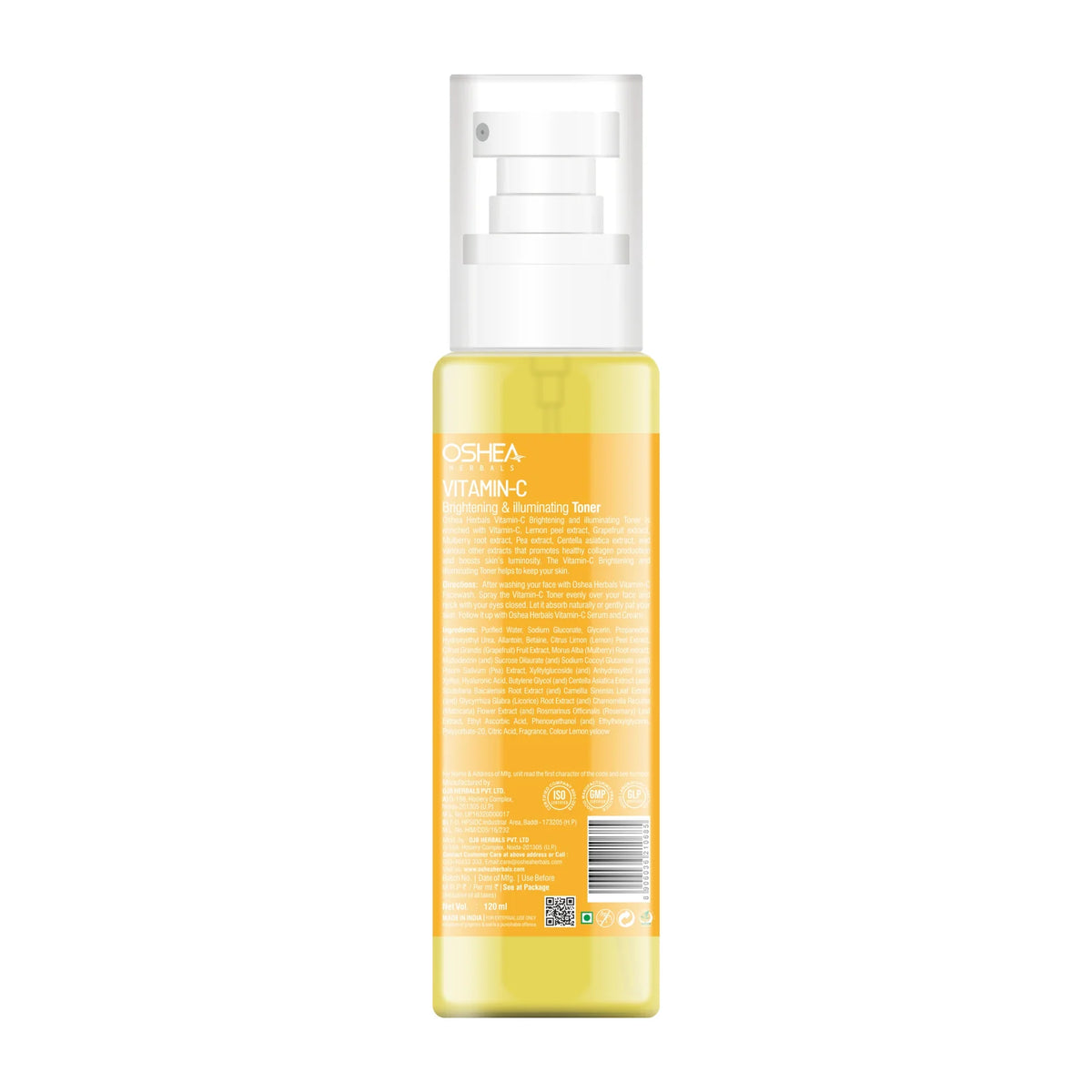 Oshea Herbals Vitamin-C Brightening & Illuminating Toner 120ml