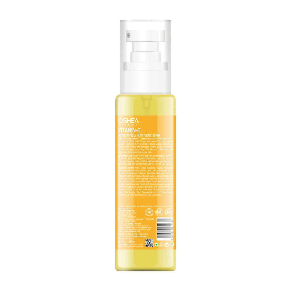 Oshea Herbals Vitamin-C Brightening & Illuminating Toner 120ml