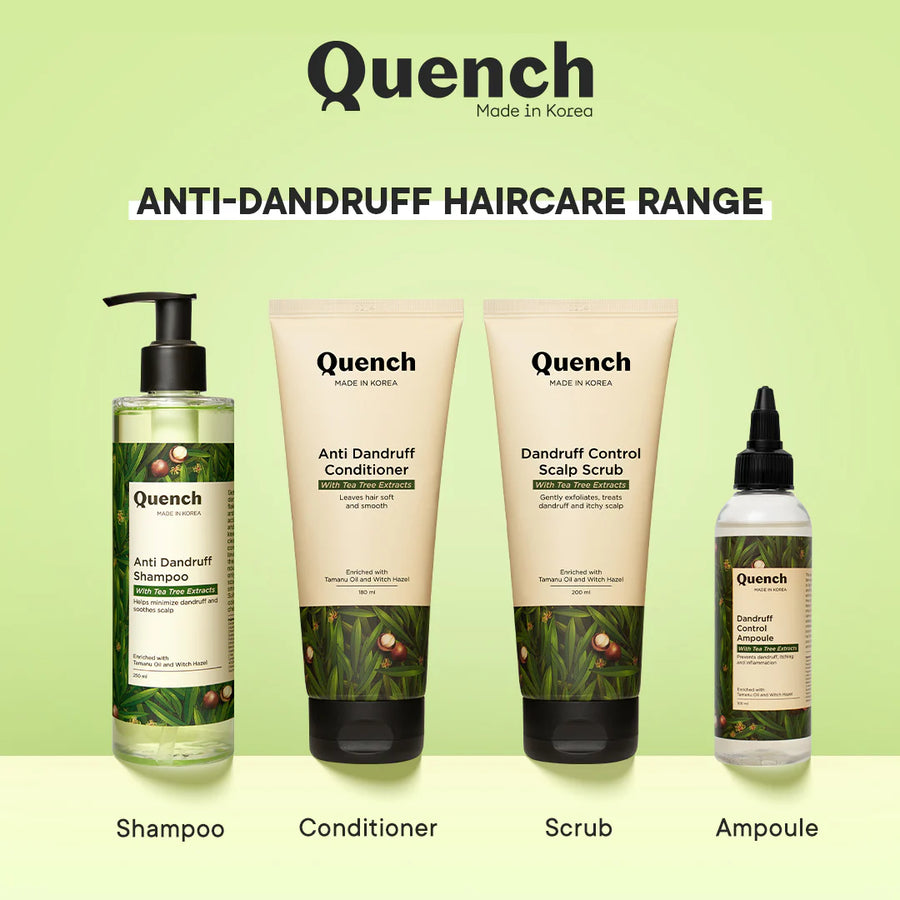 Quench Dandruff Control Ampoule with Tea Tree Extracts - 100 ML