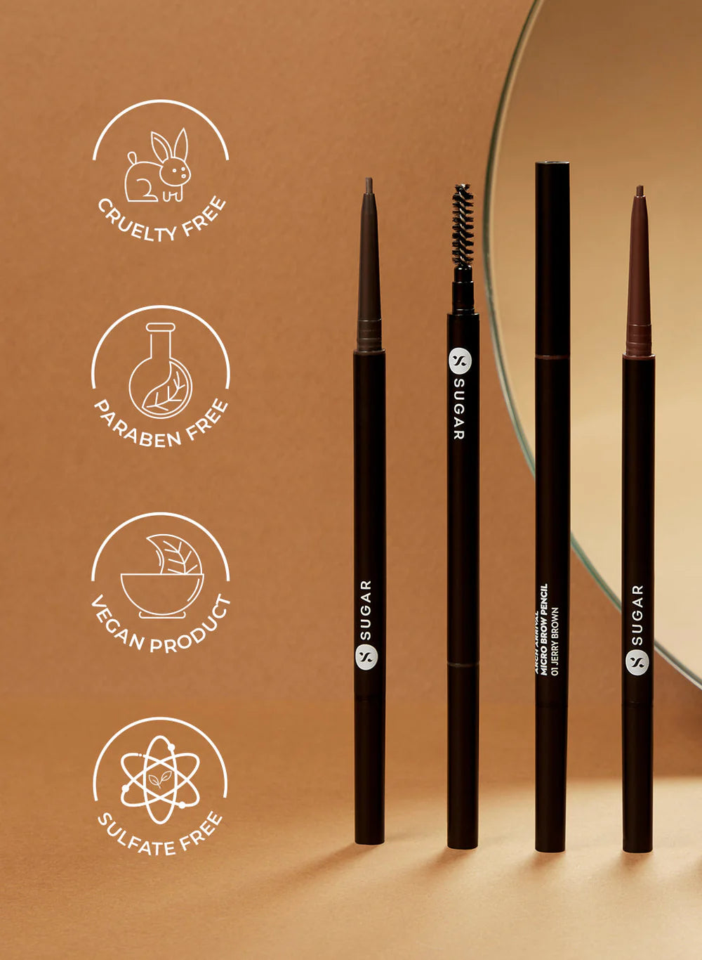 Sugar Cosmetics Arch Arrival Micro Brow Pencil