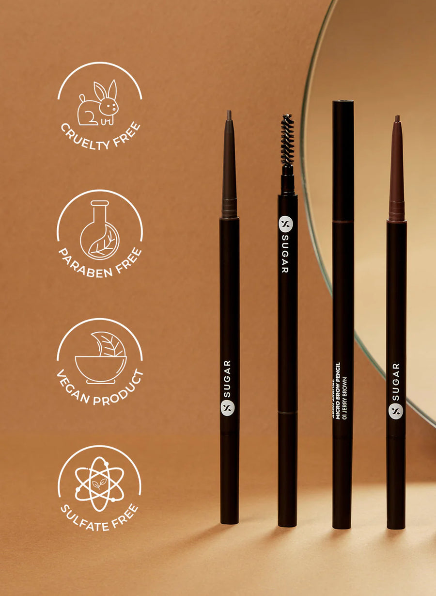 Sugar Cosmetics Arch Arrival Micro Brow Pencil