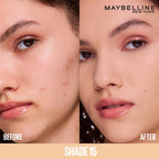 Maybelline New York Fit Me Spot Rescue Full Coverage Concealer, 24H Wear, Fades Spots, Minimizes Pimples, Clinically Tested, Non Comedogenic 15g