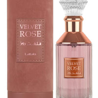 Lattafa Velvet Rose Unisex Eau De Parfum 100Ml | Oud And Musk Fragrances | Imported Edp Perfume Scent | Suitable For All Skin Types (Velvet Rose Eau De Parfum Scent, Liquid)