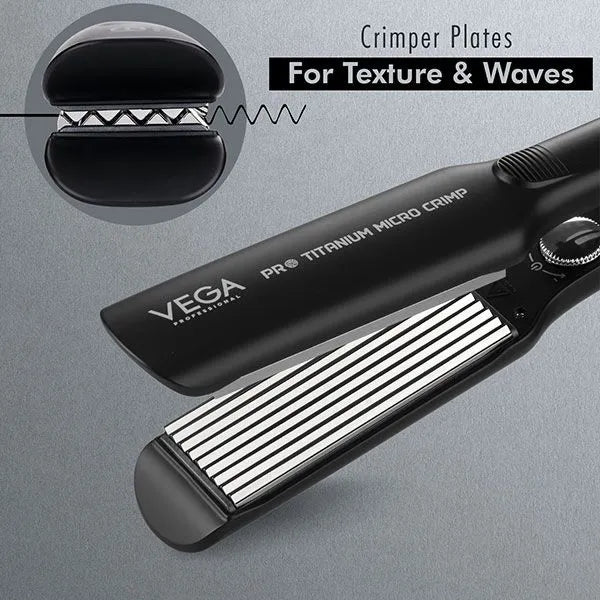 Vega Professional Pro Titanium Micro Crimp Hair Crimper