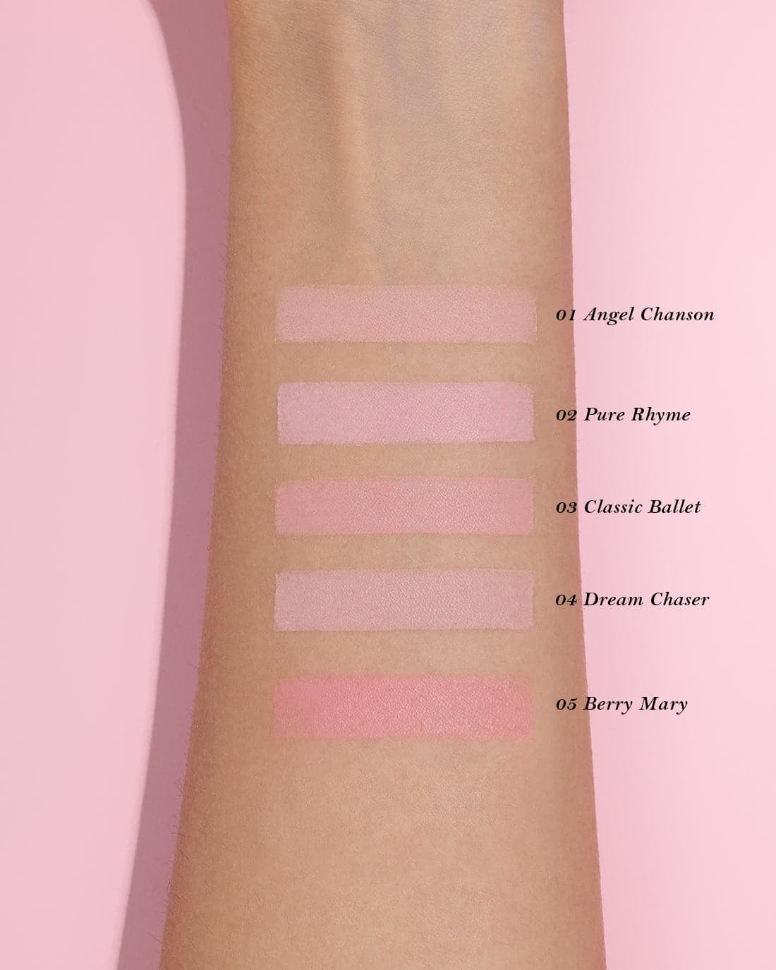 Flower Knows Strawberry Rococo Series Embossed Blush 02 Pure Rhyme