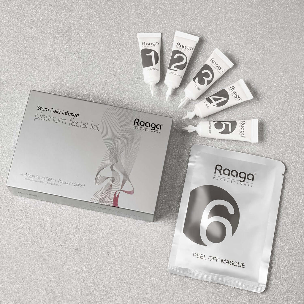 Raaga Professional Platinum Facial Kit 6 Steps