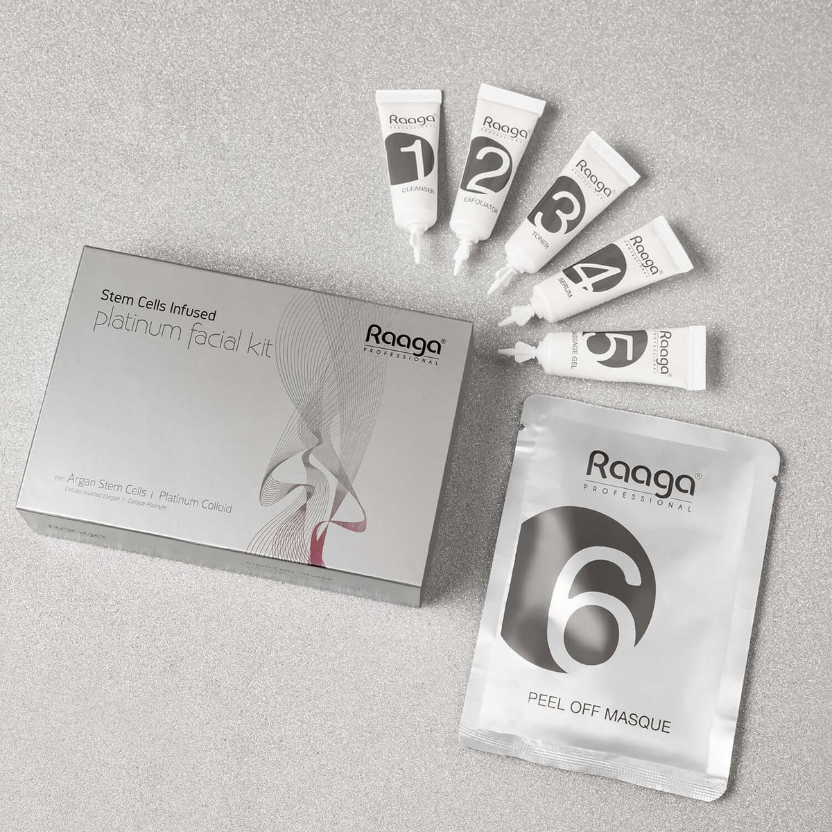 Raaga Professional Platinum Facial Kit 6 Steps