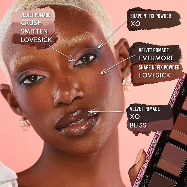 Danessa Myricks Beauty Groundwork Palette Blooming Romance Palette For Eyes,Brows,Face & Lipsn 26g