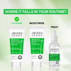 Jovees Herbal Derma Green Tea Pore Cleansing Face Wash For Acne Prone Skin,Salicylic Acid With Green Tea,Fight Pimples & Control Excess Oil,Gentle & Non-Drying Formula,Oily & Acne Prone Skin 100Ml