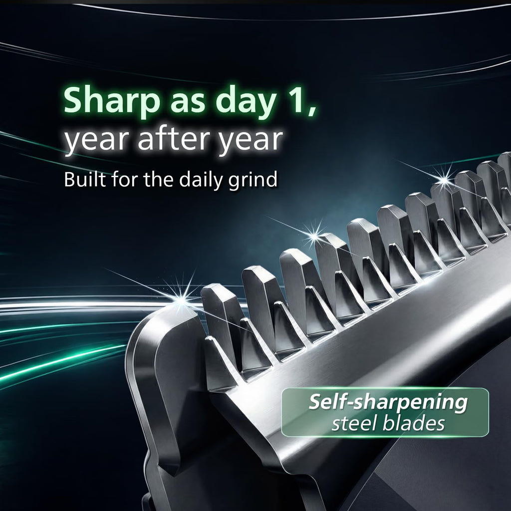 Philips India's No.1 Men's Trimmer* | Effortless styling | BeardSense Technology | All-in-One Grooming 11 in 1 Trimmer Kit- Face, Head, Body | IPX7 Waterproof MG5932