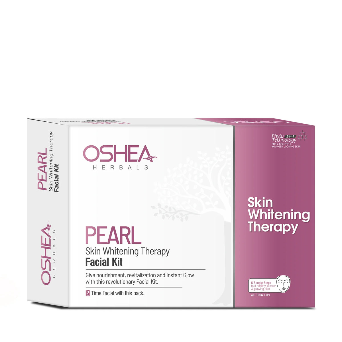 Oshea Herbals Pearl Skin Whitening Therapy Facial Kit All Skin Type 209g