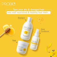 Godrej Professional Probio Honey Moisture Shampoo (250ml) | For Dry & Damaged Hair | No Paraben | with Honey & Nourishing Oil