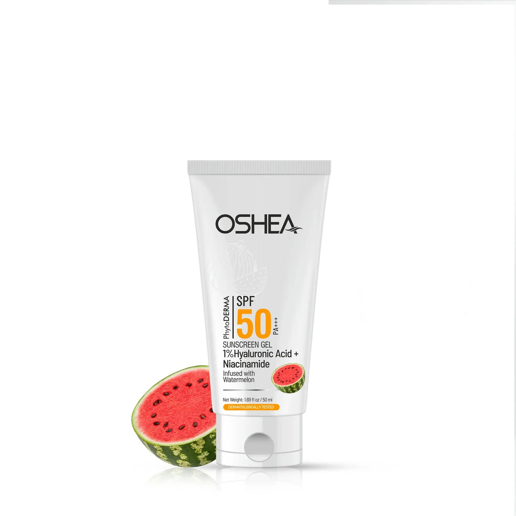 OSHEA HERBAL Hyaluronic Acid Sunscreen Gel SPF 50 for Dry and Dehydrated Skin 50ml