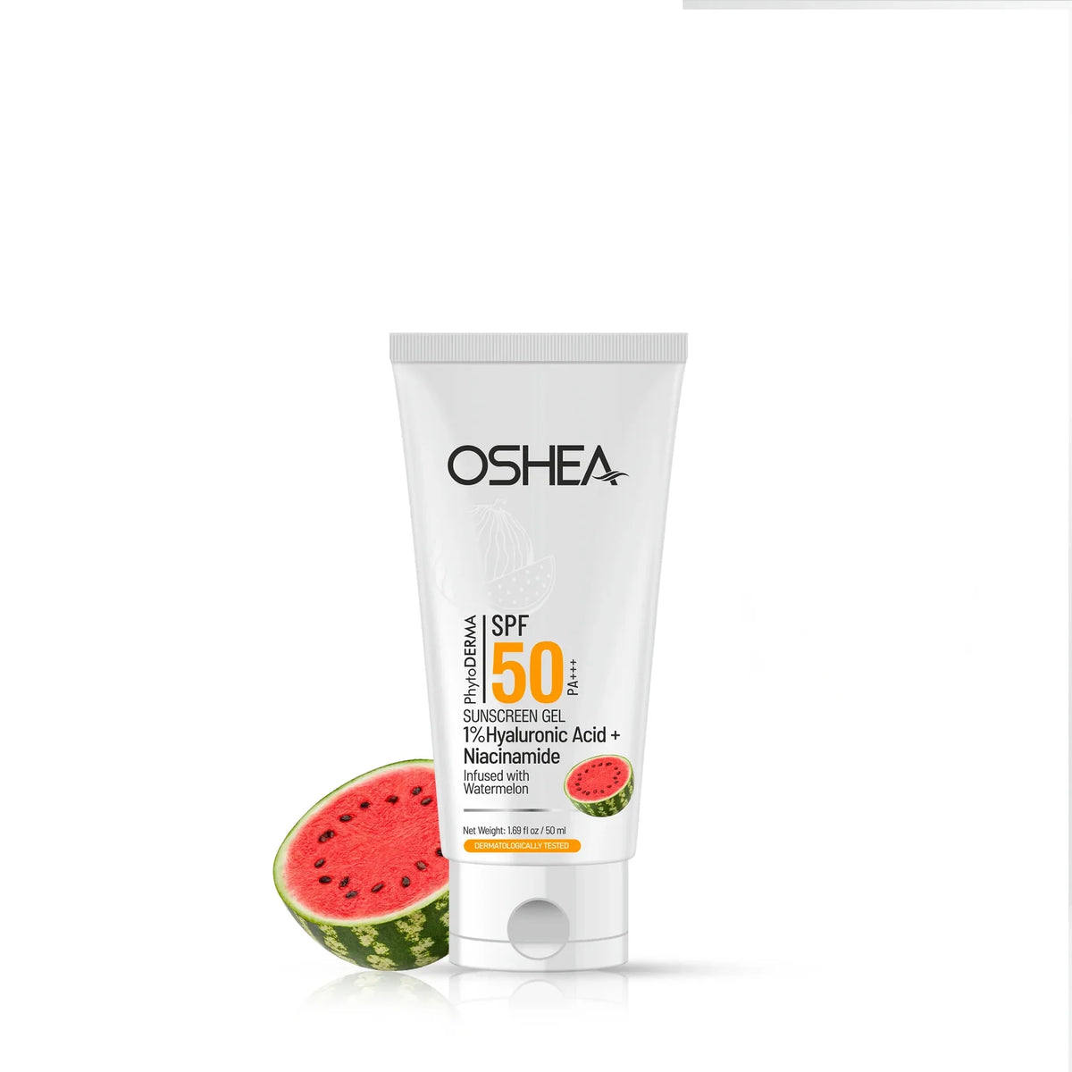 OSHEA HERBAL Hyaluronic Acid Sunscreen Gel SPF 50 for Dry and Dehydrated Skin 50ml
