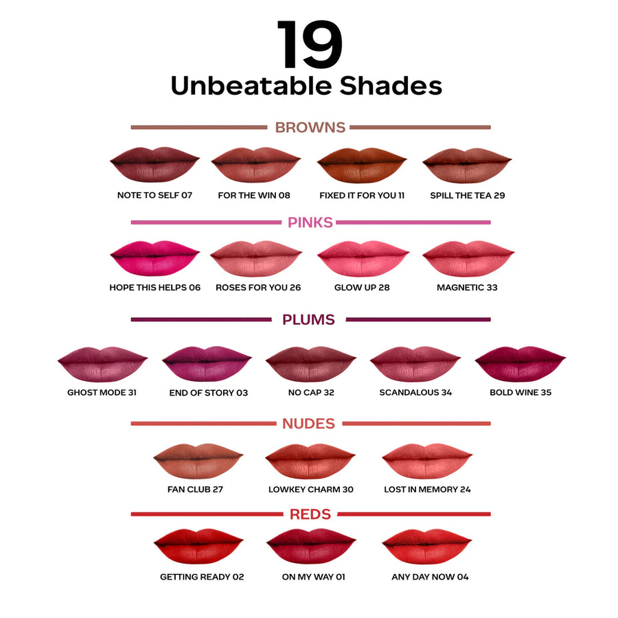 Faces Canada Comfy Matte Liquid Lipstick