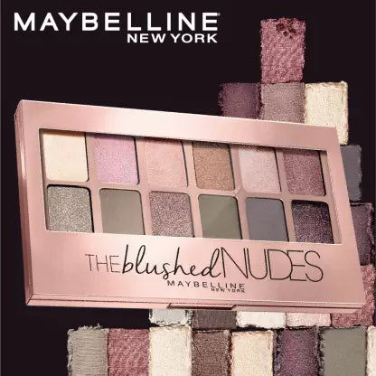 MAYBELLINE NEW YORK The Blushed Nudes Eyeshadow Palette 9 g  (Multicolor)