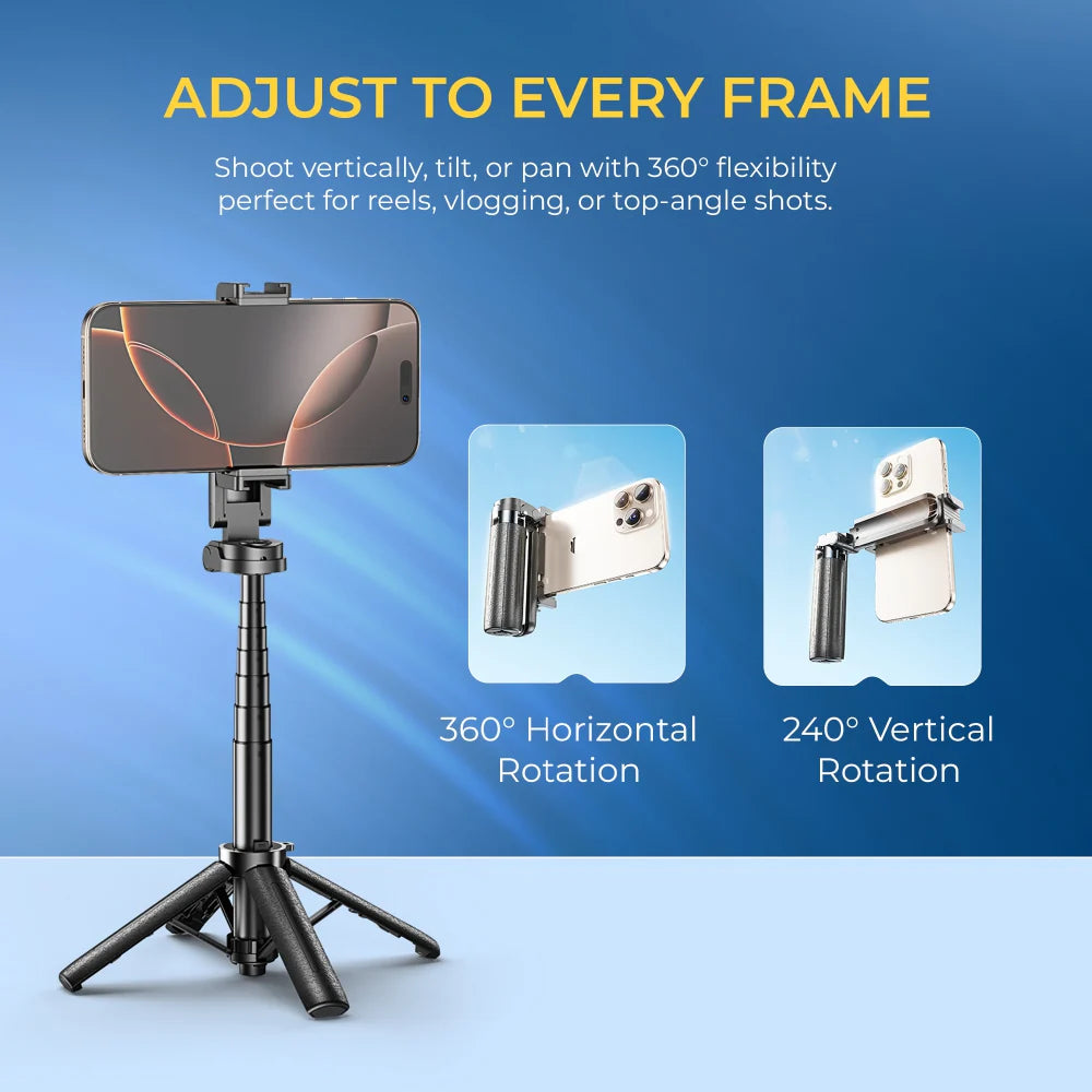 DIGITEK TRIPOD DTR 460 SS EXTENDABLE SELFIE STICK TRIPOD WITH WIRELESS REMOTE