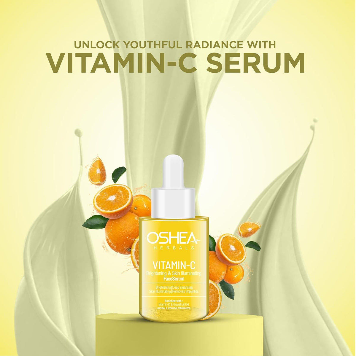 Oshea Herbals Skin Illuminating Face Serum for Men & Women | Reduces Pigmentation & Signs of Ageing | All Skin Types 30ml