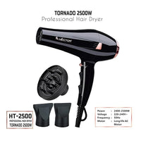 Hector Professional 2500 Watt Tornado Hair Dryer for Women Black