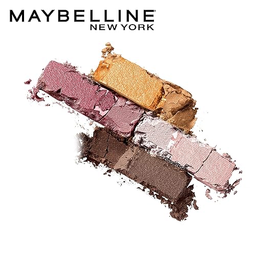 Maybelline New York Eyeshadow Palette, 6 Highly Blendable Shades, Sheer Finish, City Mini Palette, Coney Island Pops, 6.4g