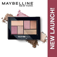 Maybelline New York Eyeshadow Palette, 6 Highly Blendable Shades, Sheer Finish, City Mini Palette, Westside Roses, 6.4g