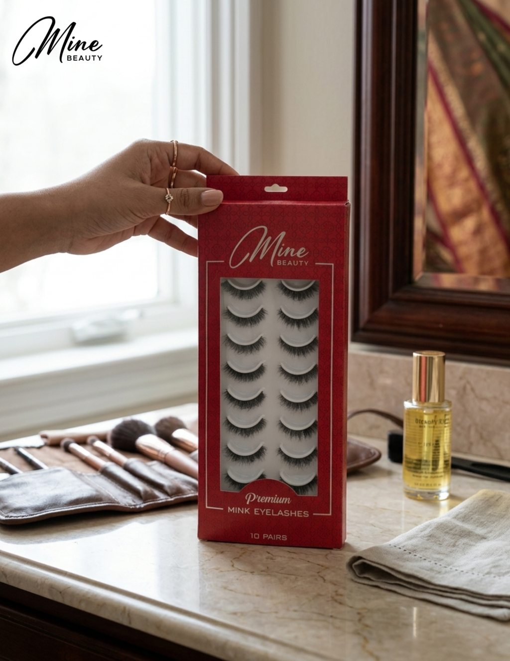 Mine Beauty Premium Mink Eyelashes 10 Pairs