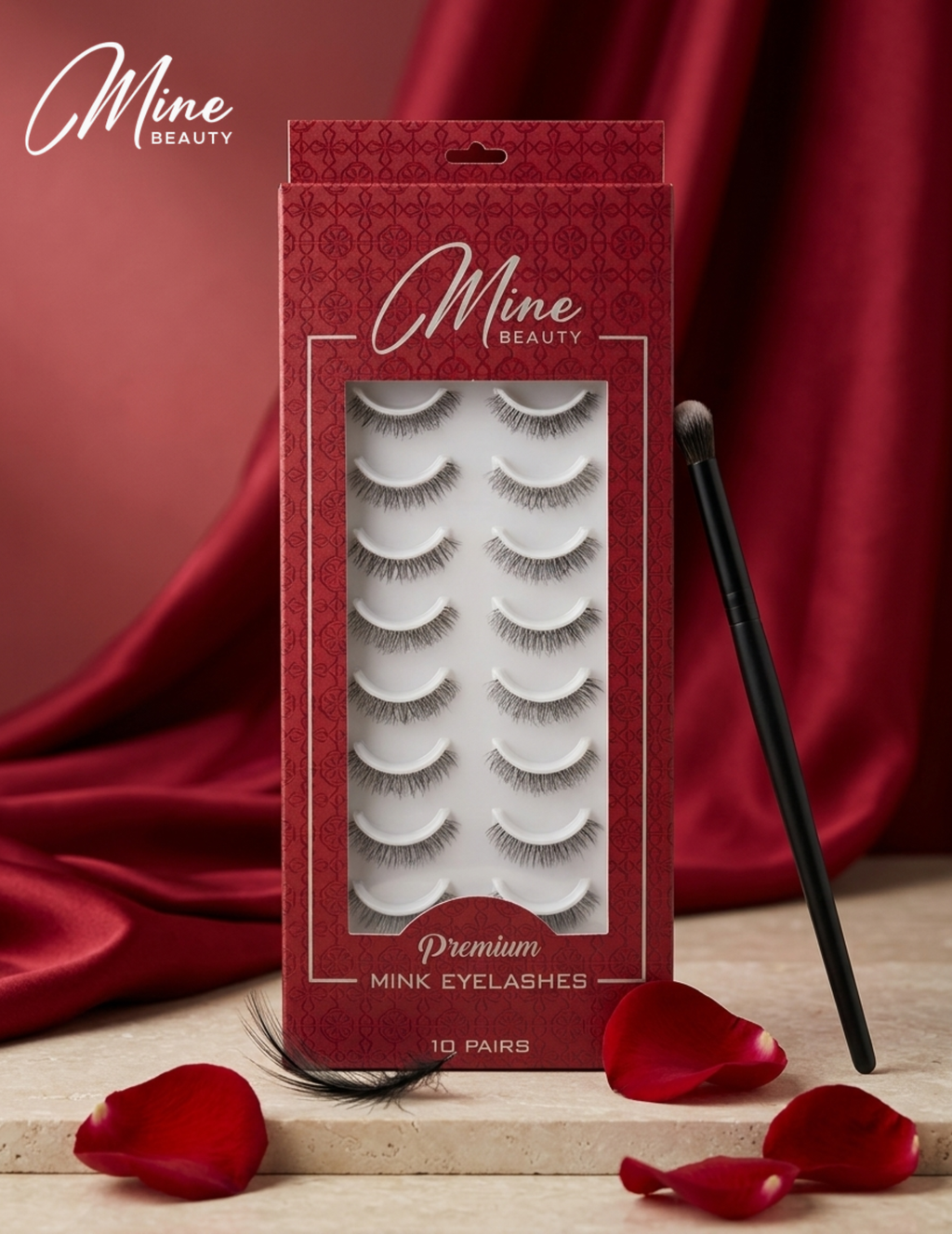 Mine Beauty Premium Mink Eyelashes 10 Pairs