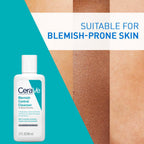 CeraVe Blemish Control Cleanser with 2% Salicylic Acid & Niacinamide for Acne Prone Skin, Controls Acne & Spots, Unclog Pores & Reduces Blemishes 88ml