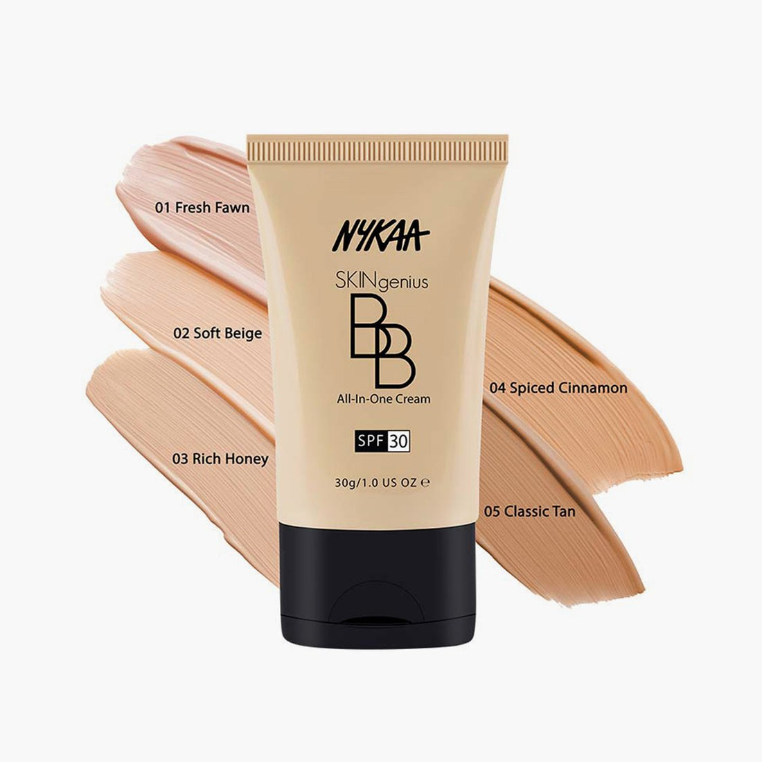 NYKAA SKINgenius BB All-In-One Cream - Soft Beige 02