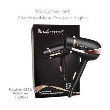 Hector Professional comfortable & Precision Styling Hair Dryer for Men and Women -1600 watt