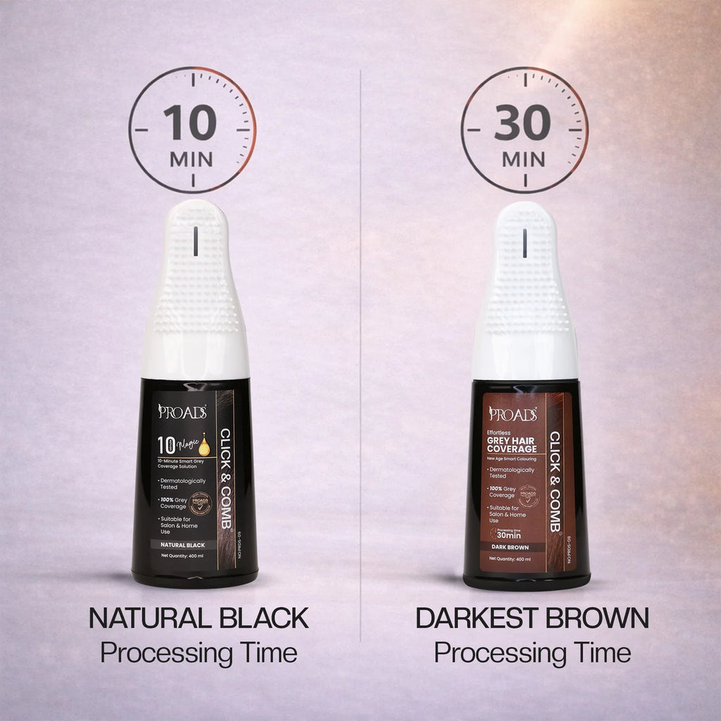 Proads India's First Click & Comb Hair Color 400ml