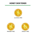 JOVEES Herbal Honey Toner for Hydrate and Glowing skin | Pore Tightening & Brightening Toner | Face Mist For Normal to Dry Skin | Paraben, Alcohol And Chemical Free 200ml