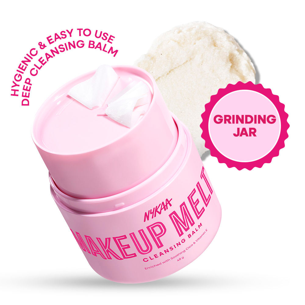 Nykaa Skin Makeup Melter Cleansing Balm – Removes Waterproof Makeup, Excess Oil & Unclogs Pores 48g