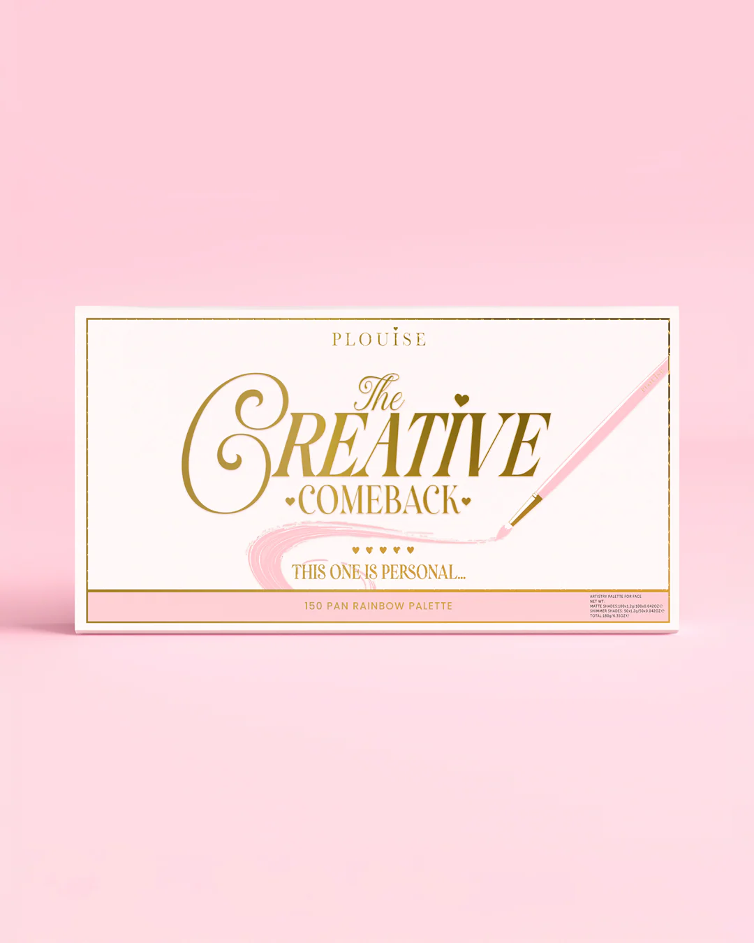 PLOUISE The Creative Comeback This One Is Personal 150 Pan Ranibow Palette Eyeshadow Palette