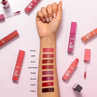 Nykaa Lip Grip No-Transfer Gloss Intense Shine Liquid Lipstick Gloss Intense Shine Liquid Lipstick 2ml