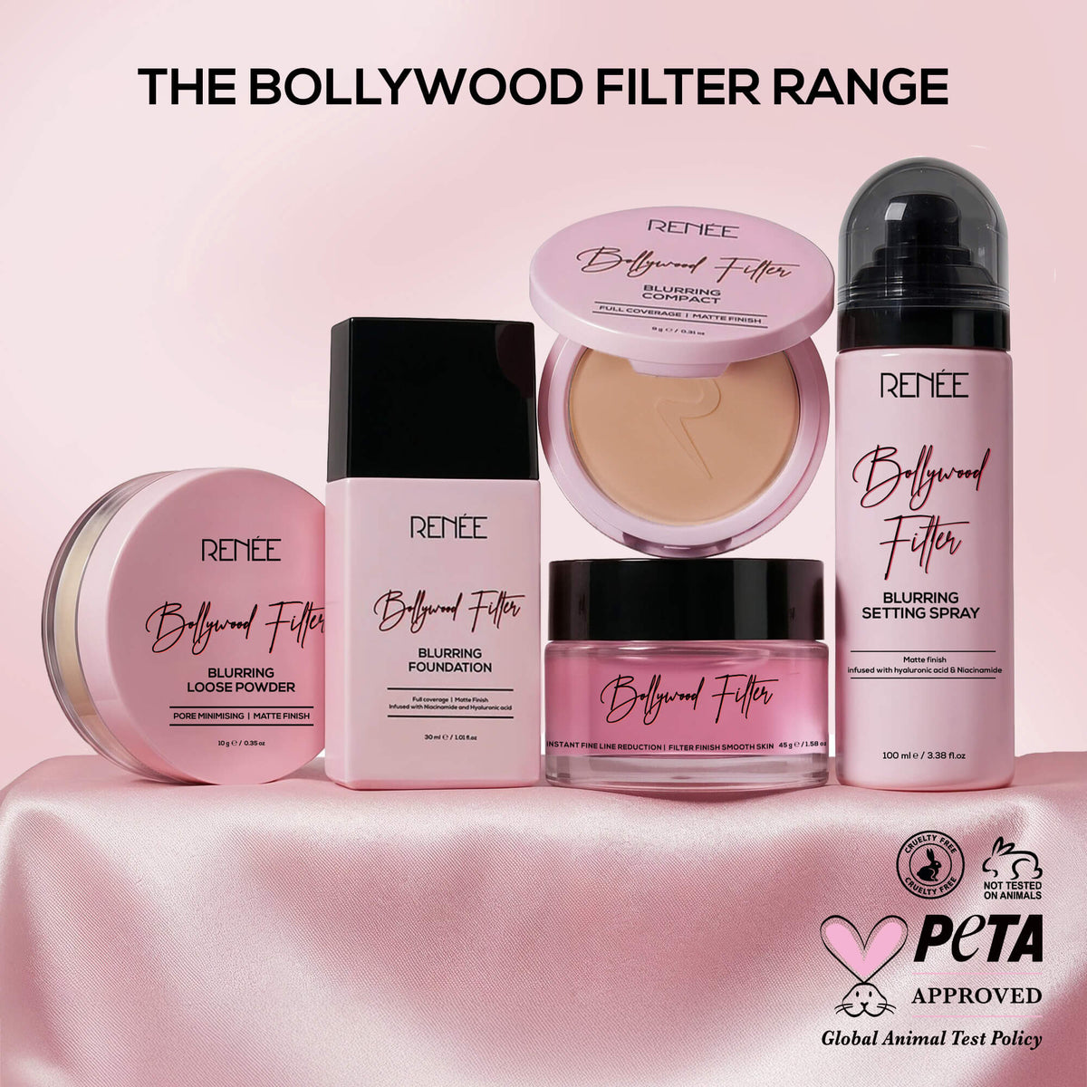 RENEE Bollywood Filter Pore Blurring Loose Powder For Face With Matte Finish 10g