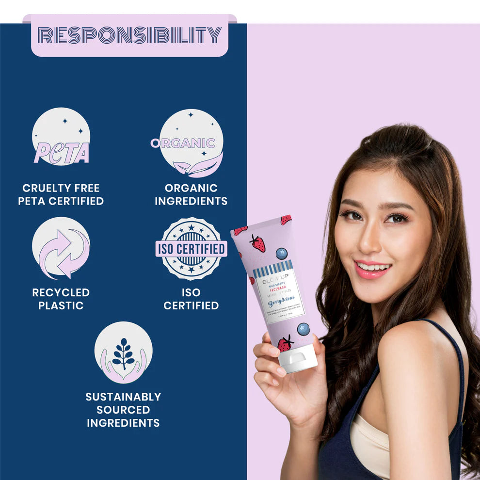 Glow Up BERRYLICIOUS FACEWASH 100g