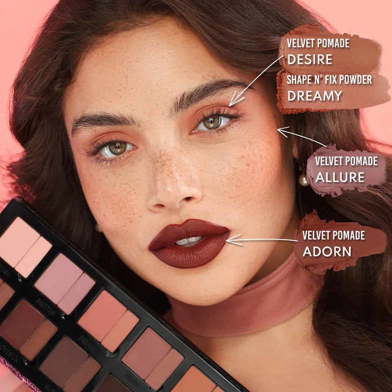 Danessa Myricks Beauty Groundwork Palette Blooming Romance Palette For Eyes,Brows,Face & Lipsn 26g