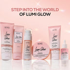 RENEE Lumi Glow Highlighting Primer + Serum | Hydrates, Promotes Even Skin Texture | Gives Luminous, 3D Glow | With Hyaluronic Acid, Peptides & Vitamin E | Base For Face Makeup | 30ml