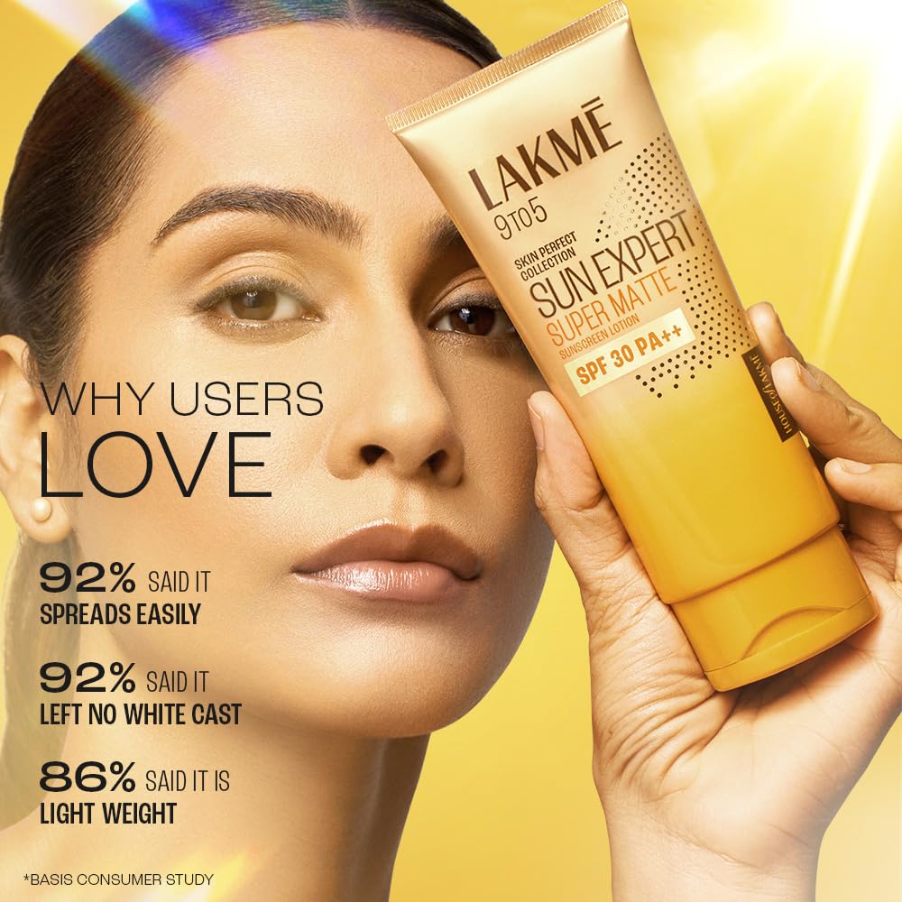 Lakme Sun Expert Super Matte Sunscreen Lotion Spf 30