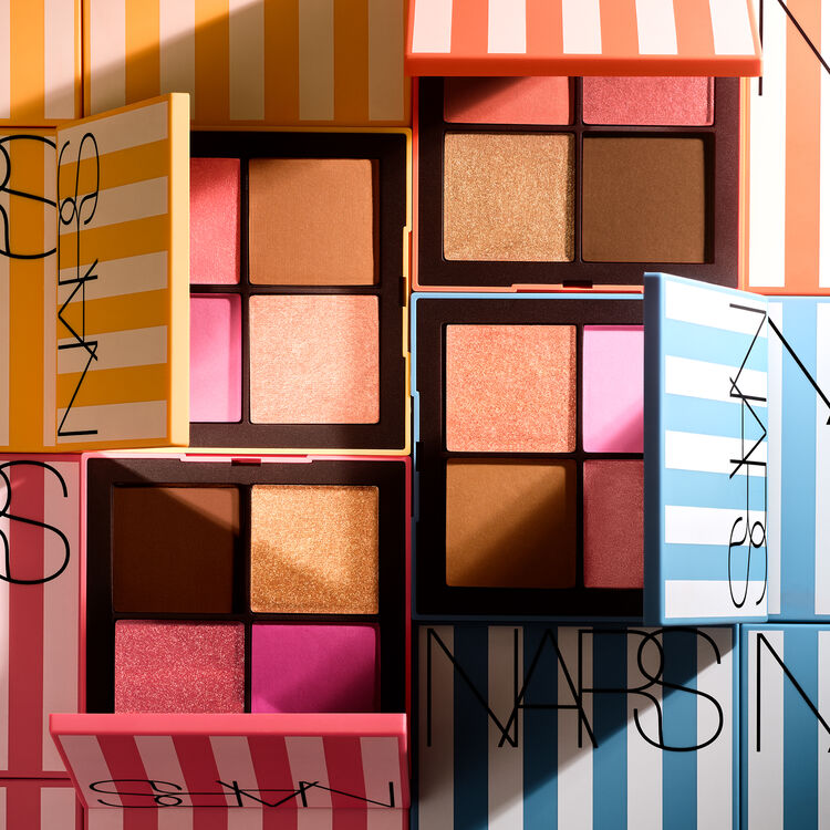 NARS HOT ESCAPE CHEEK PALETTE 0.12 Oz, 3.5g (x4)