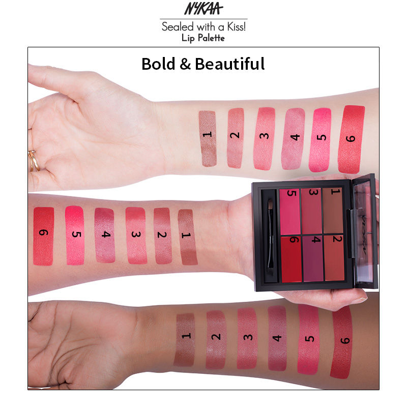 Nykaa Sealed with a Kiss! Lipstick Palette - Bold n Beautiful 04 (9gm)