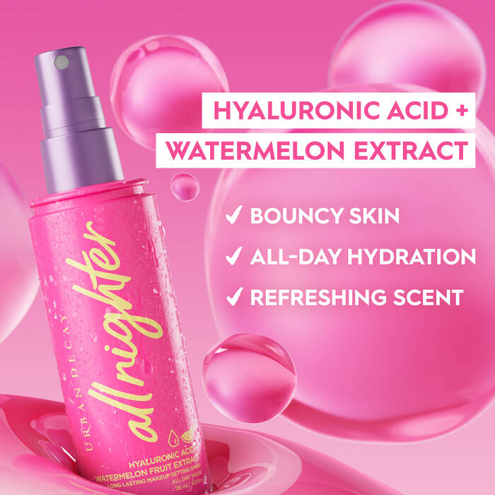 URBAN DECAY ALL NIGHTER HYALURONIC ACID DEWY SETTING SPRAY 118ml