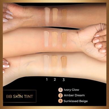 Manish Malhotra BB Skin Tint With SPF 50 PA+++| Hydrating, Light to Medium Coverage, Skin Brightening BB Cream For Dark Skin