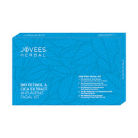 Jovees Bio Retinol & Cica Extract Anti Ageing Facial Kit For Signs of Ageing, Wrinkles, Fine Lines & Dark Spots