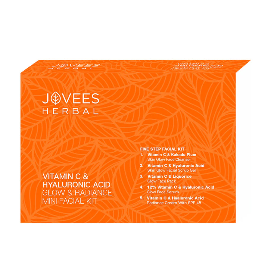 Jovees Vitamin C & Hyaluronic Acid Glow & Radiance Mini Facial Kit