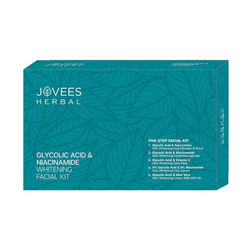 Jovees Heral Glycolic Acid & Niacinamide Whitening Big Facial Kit