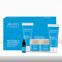 Jovees Bio Retinol & Cica Extract Anti Ageing Facial Kit For Signs of Ageing, Wrinkles, Fine Lines & Dark Spots